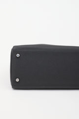 Hermès 2021 Noir Togo Kelly II Retourne 32 Bag
