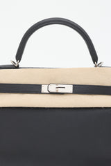 Hermès 2021 Noir Togo Kelly II Retourne 32 Bag