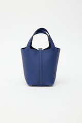 Hermès 2022 Bleu Saphir Picotin Lock 18 Bag