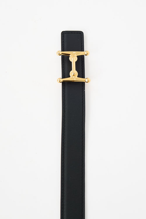 Hermès 2022 Swift & Epsom Mors H Reversible Belt
