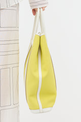 Hermès 2022 Lime Blanc Garden File 37 Bag