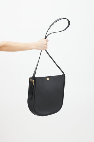 Hermès 2022 Noir Perspective Cavalier 28 Shoulder Bag