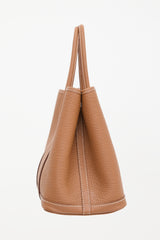 Hermès 2022 Gold Clemence Garden Party 30 Bag