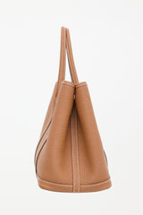 Hermès 2022 Gold Clemence Garden Party 30 Bag