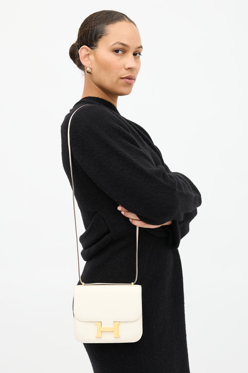 Hermès 2022 Nata Chevre Mysore Constance III Mini Bag