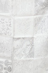 Hermès 2023 Special Edition Grey Silk "16 Carrés" 60 Scarf