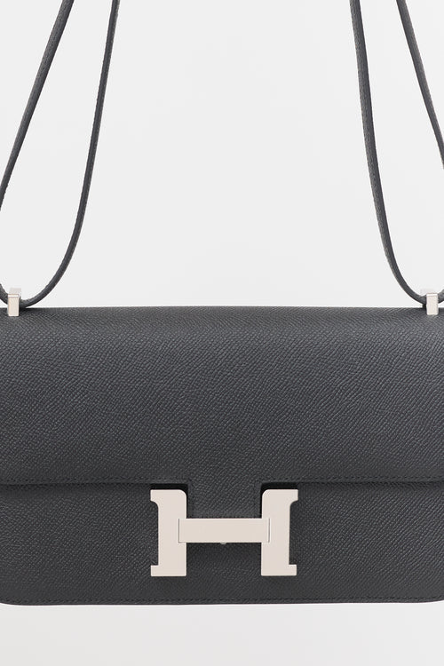 Hermès 2024 Black Epsom Constance Elan Bag