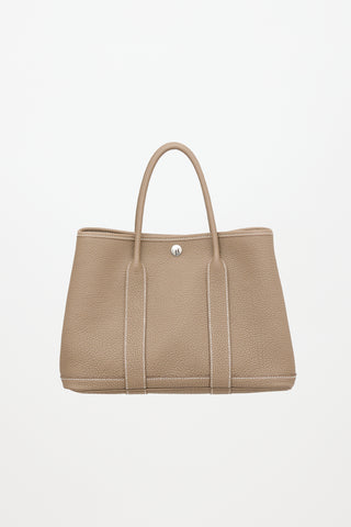 Hermès 2024 Etoupe Negonda Garden Party 30 Bag