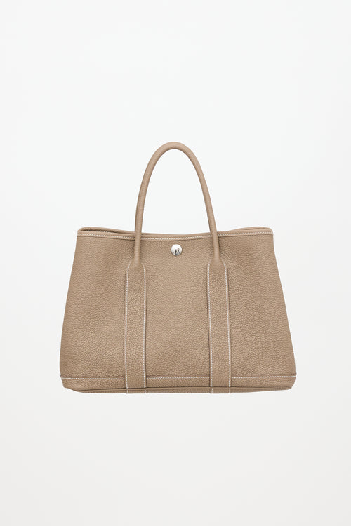 Hermès 2024 Etoupe Negonda Garden Party 30 Bag
