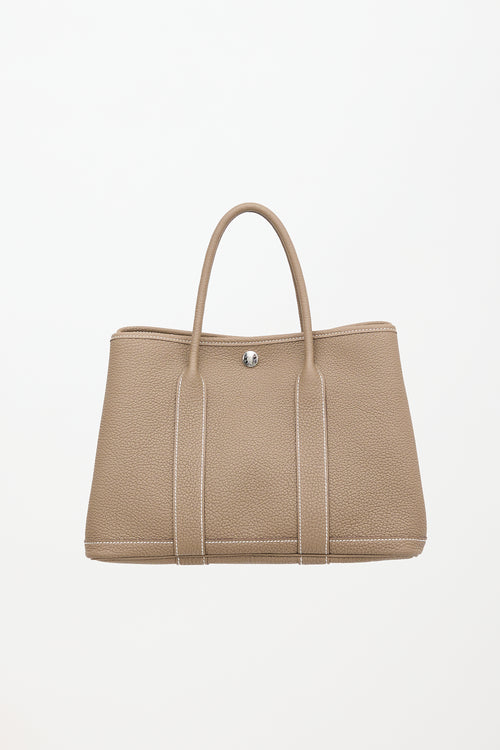 Hermès 2024 Etoupe Negonda Garden Party 30 Bag