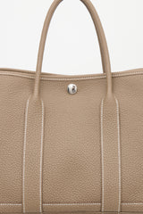 Hermès 2024 Etoupe Negonda Garden Party 30 Bag