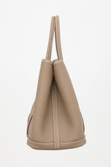 Hermès 2024 Etoupe Negonda Garden Party 30 Bag