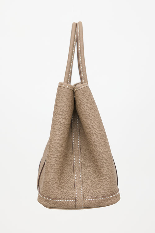 Hermès 2024 Etoupe Negonda Garden Party 30 Bag