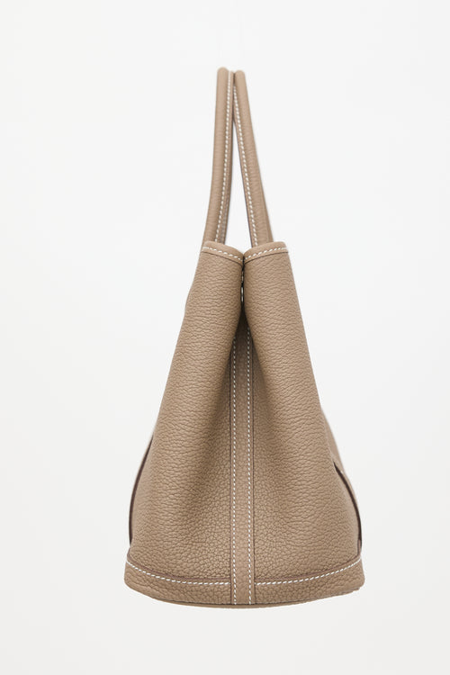 Hermès 2024 Etoupe Negonda Garden Party 30 Bag