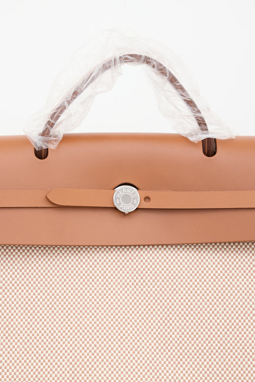 Hermès 2024 Toile & Vache Hunter Herbag 50 Bag