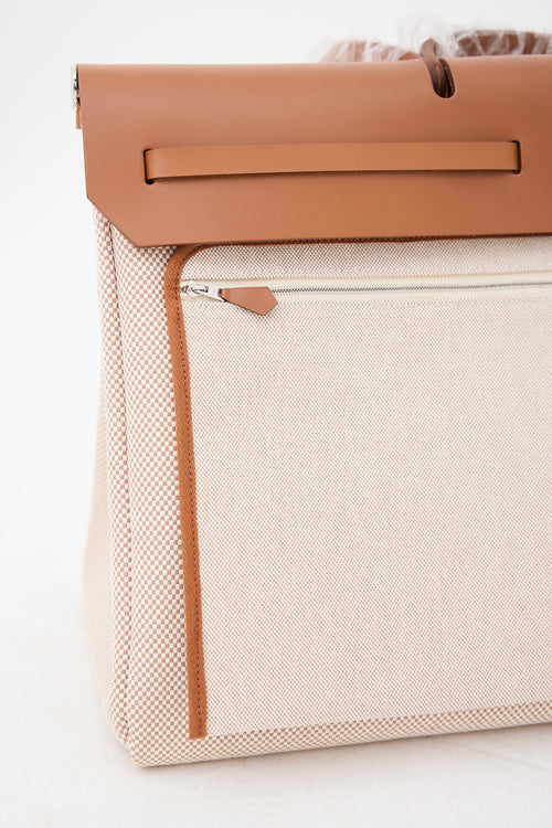 Hermès 2024 Toile & Vache Hunter Herbag 50 Bag