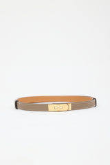 Hermès 2025 Epsom Leather Kelly 18 Belt