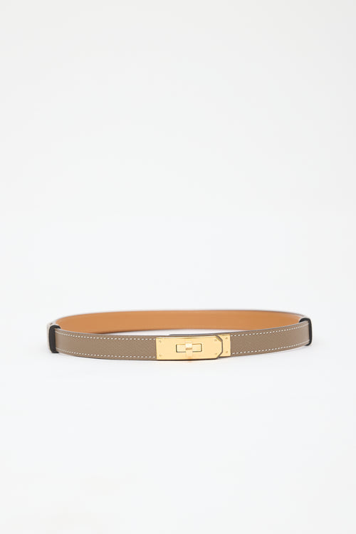 Hermès 2025 Epsom Leather Kelly 18 Belt