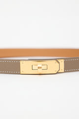 Hermès 2025 Epsom Leather Kelly 18 Belt