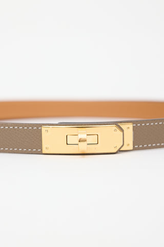 Hermès 2025 Epsom Leather Kelly 18 Belt