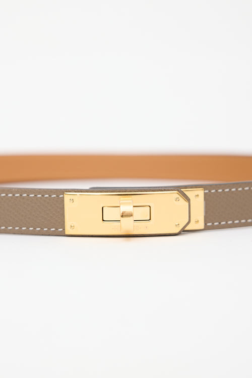 Hermès 2025 Epsom Leather Kelly 18 Belt