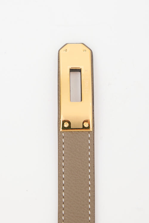 Hermès 2025 Epsom Leather Kelly 18 Belt