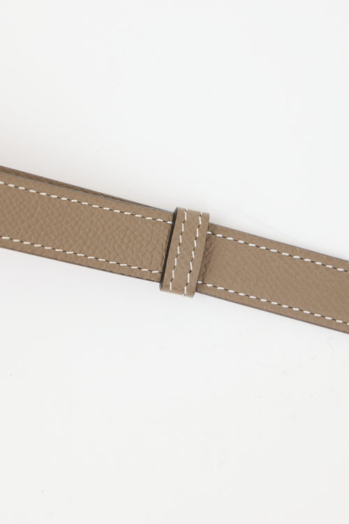 Hermès 2025 Epsom Leather Kelly 18 Belt