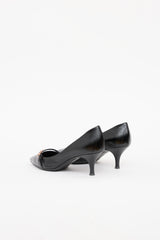 Hermès Black Patent Epsom Lauren Heel