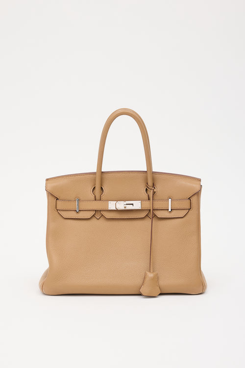 Hermès 2008 Biscuit Togo Birkin 30 Bag 