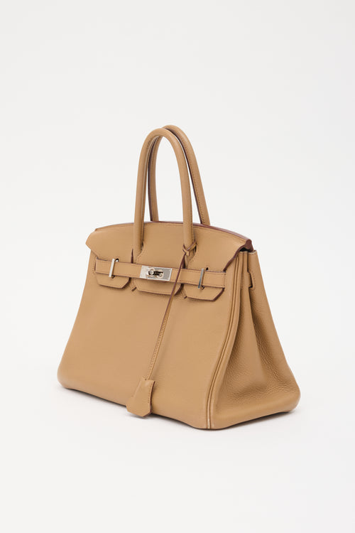 Hermès 2008 Biscuit Togo Birkin 30 Bag 