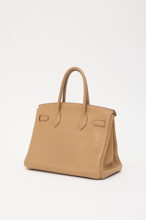 Hermès 2008 Biscuit Togo Birkin 30 Bag 