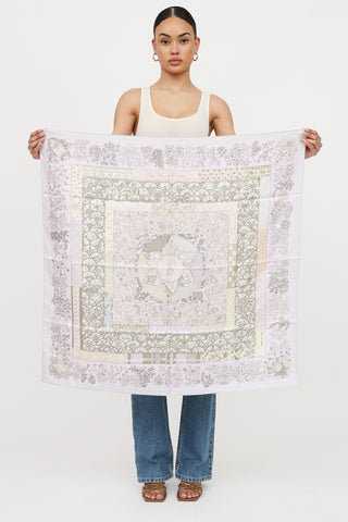 Hermès Pique Fleuride Provence Scarf