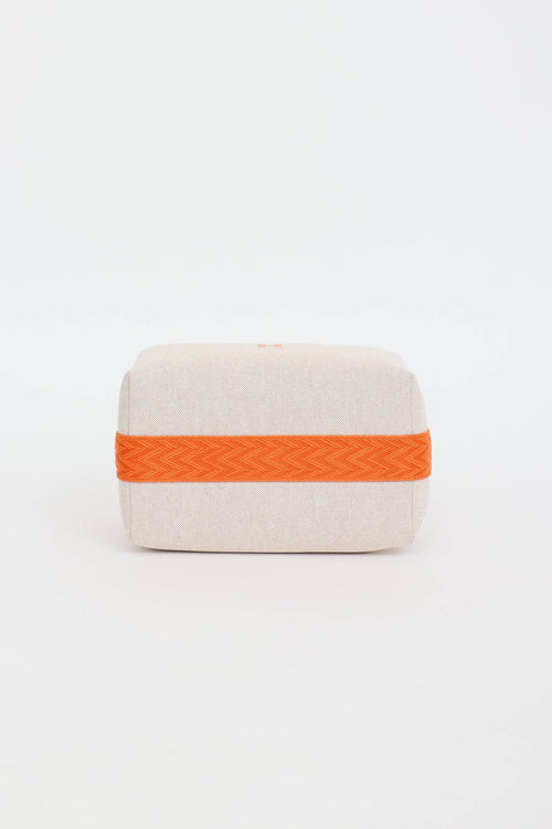 Hermès Large Toile Chevron Bride A Brac Bag