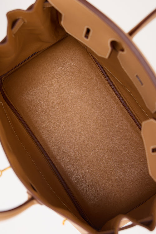 Hermès 1998 Natural Courchevel Birkin 35 Bag