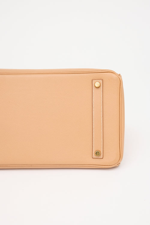 Hermès 1998 Natural Courchevel Birkin 35 Bag