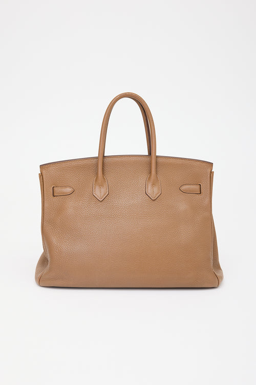 Hermès 2009 Alezan Clemence Birkin 35 Bag