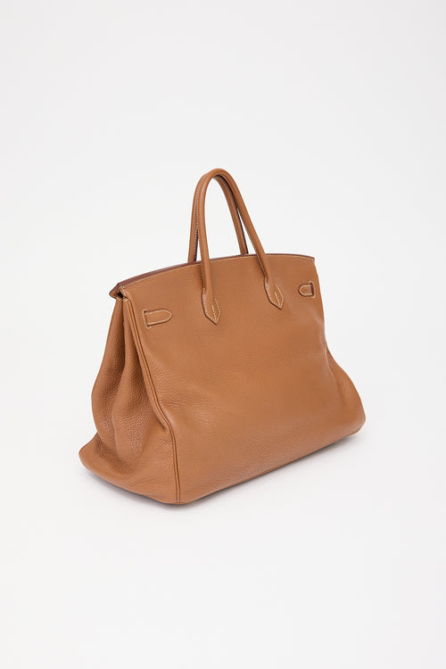 Hermès 2009 Gold Clemence Birkin 40 Bag