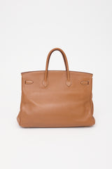 Hermès 2009 Gold Clemence Birkin 40 Bag