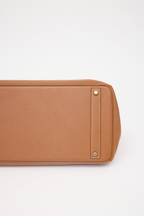 Hermès 2009 Gold Clemence Birkin 40 Bag