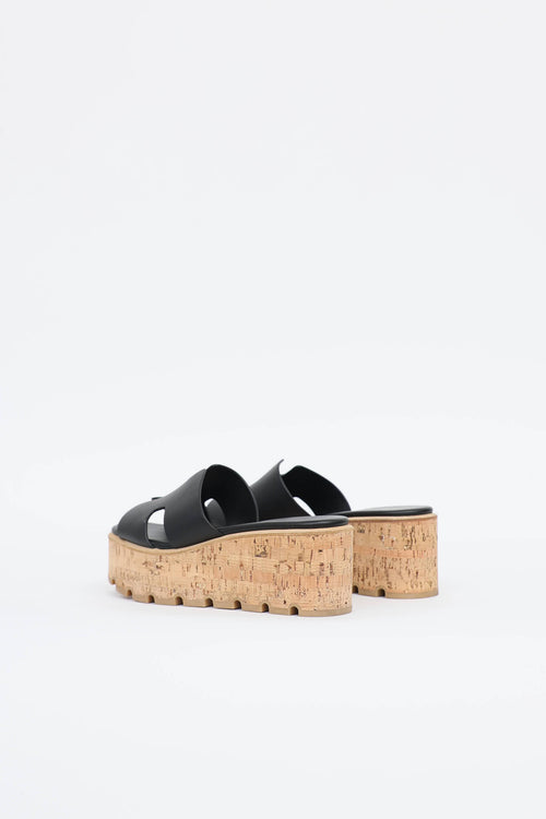 Hermès Noir Eze 30 Sandal