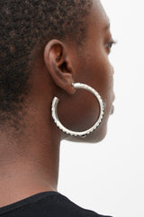 Hermès Kyoto Tresse Hoop Earrings