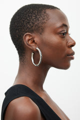 Hermès Kyoto Tresse Hoop Earrings