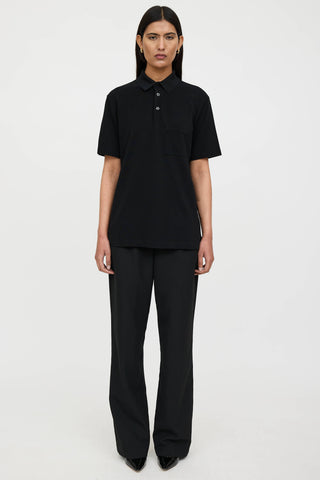 Hermès Embroidered Logo Polo Shirt