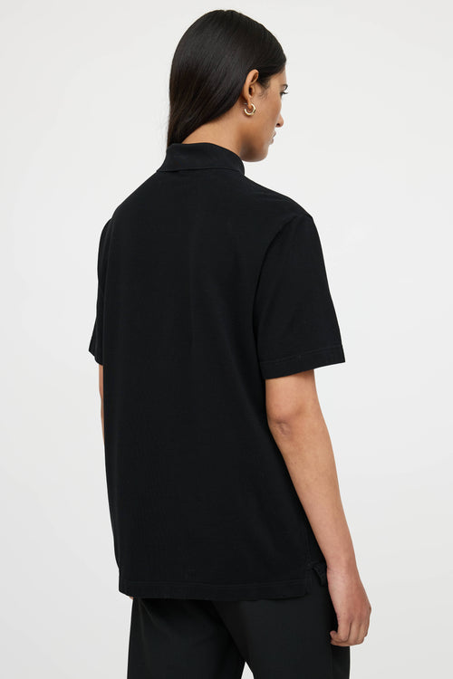 Hermès Embroidered Logo Polo Shirt