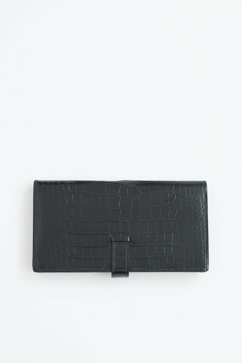 Hermès 2016 Leather Bearn Wallet