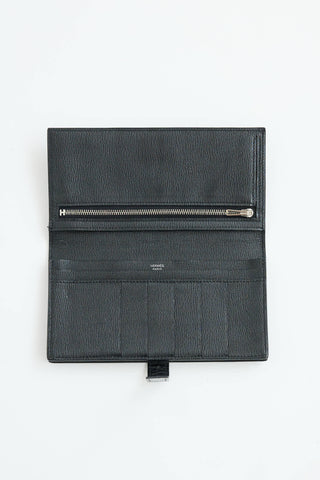 Hermès 2014 Leather Bearn Wallet