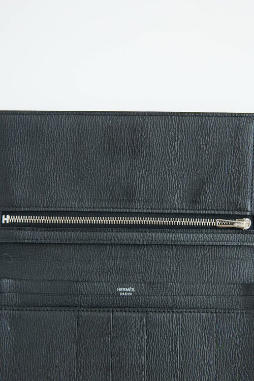 Hermès 2015 Leather Bearn Wallet