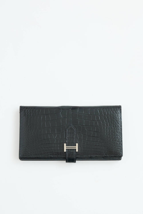 Hermès 2013 Leather Bearn Wallet
