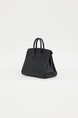Hermès 2017 Noir Swift & Gold Birkin 25 Bag