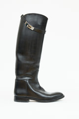 Hermès Leather Kelly Jumping Boot